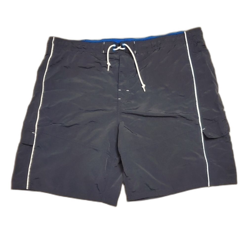 Op Boarding Co Mens Sz XL Board Shorts Black Swim Trunks